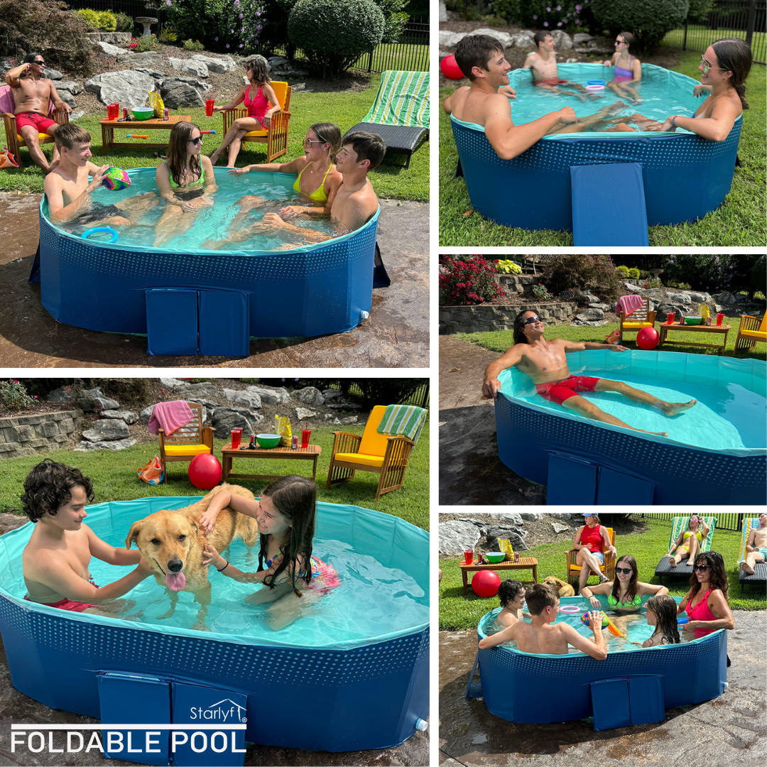 Piscina portátil plegable tamaño M
